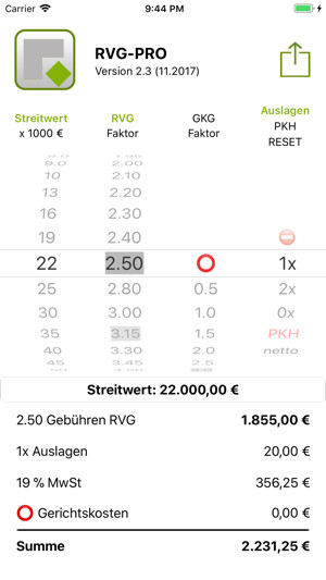 Gkg Tabelle
 RVG PRO im App Store