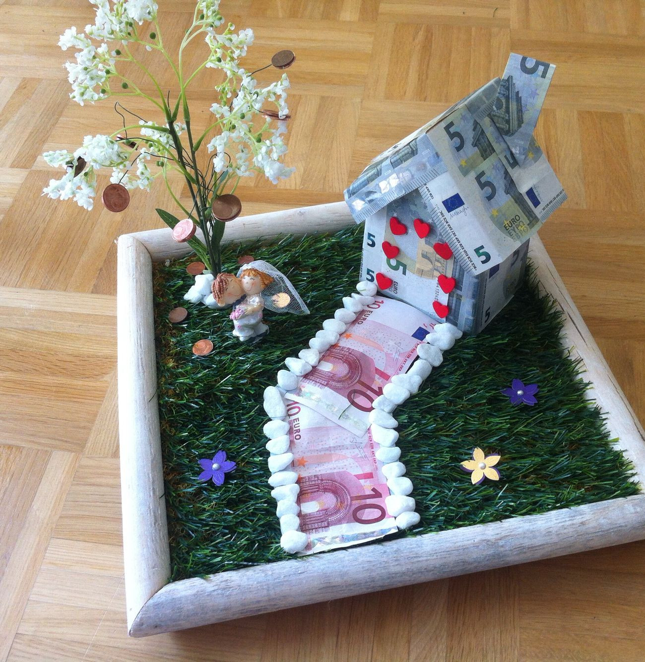 Glücksbaum Zur Hochzeit
 Hochzeitsgeschenk basteln