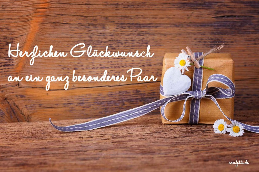 Glückwunsch Hochzeit
 Die besten Glückwünsche zur Hochzeit von den Hochzeit perten