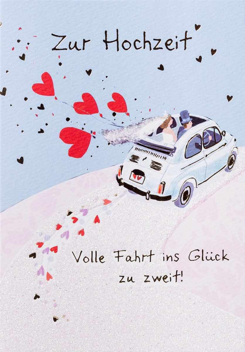 Glückwunsch Hochzeit
 Grußkarte Glückwunsch zur Hochzeit