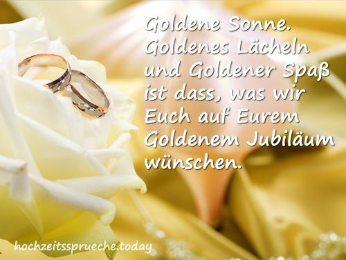 Glückwünsche Goldene Hochzeit
 Bild mit schönem Spruch zur goldenen Hochzeit