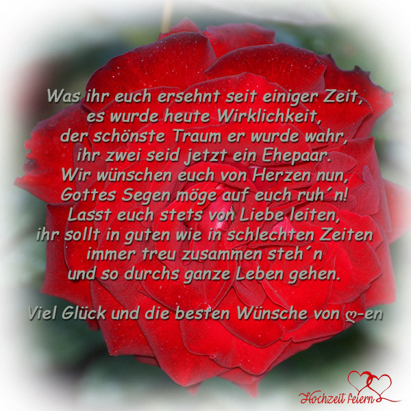 Glückwünsche Zur Standesamtlichen Hochzeit
 Glückwünsche zur Hochzeit Texte für Hochzeitswünsche