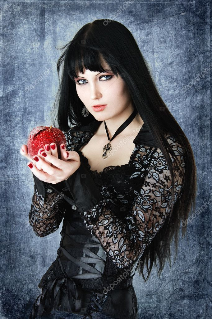 Gothic Frisuren Frauen
 Gothic girl — Stock © ardni