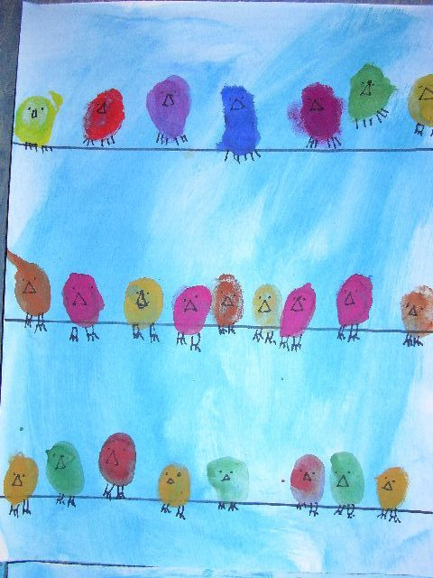 Gratis Geschenke Kindergarten
 Fingerabdrücke Karten