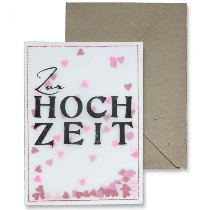 Grußkarte Hochzeit
 Konfettikarte zur Hochzeit von Good Old Friends