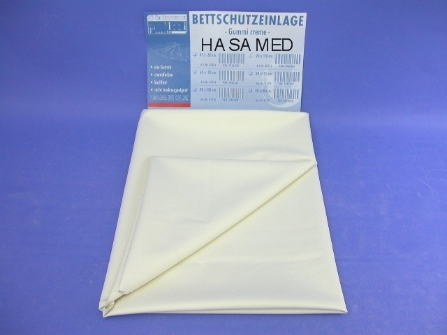 Gummiunterlage Bett
 Gummiunterlage Matratzenschoner aus Gummi Gummilaken