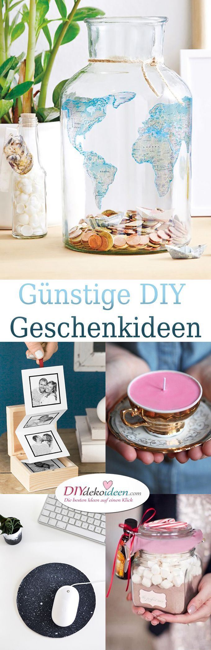 Günstige Geschenkideen
 Günstige Geschenkideen zum selber machen DIY Bastelideen