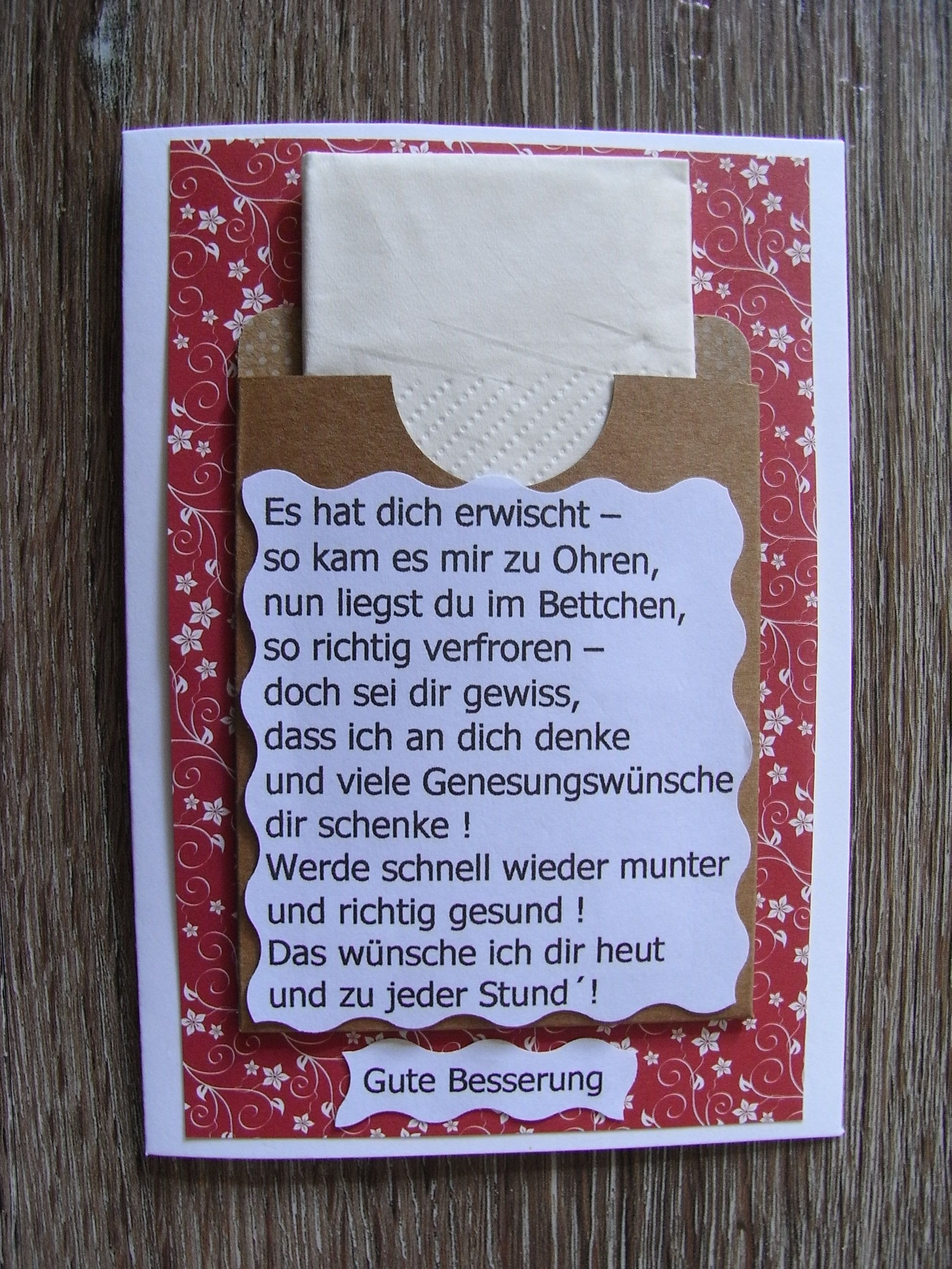 Gute Besserung Geschenke
 Gute Besserung