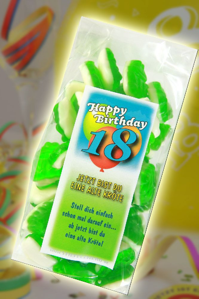 Gute Geschenke Zum 18
 Die alte Kröte Frösche zum 18 Geburtstag