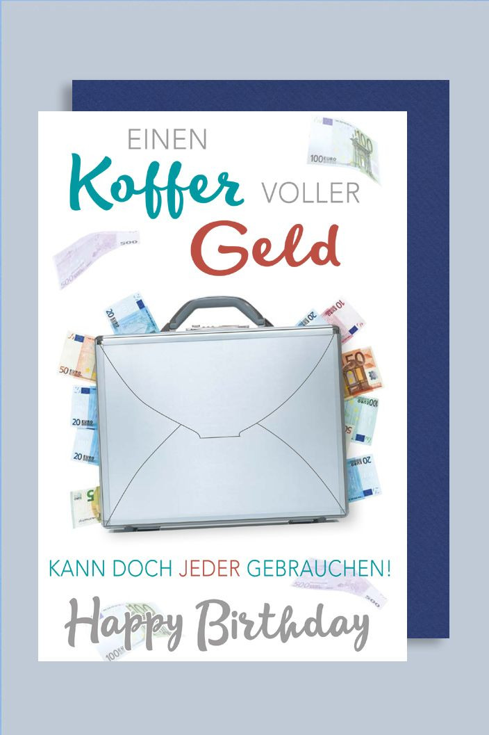 Gutschein Geschenke
 Geldkarte Karte Geburtstag Gutschein Geschenke Koffer Geld