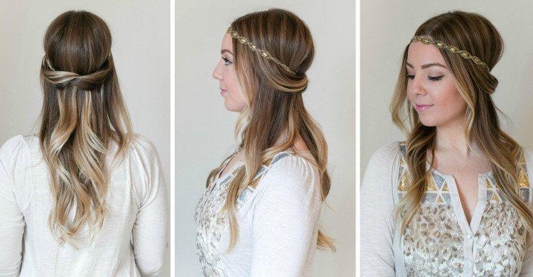 Haarband Frisuren Offen
 Frisuren mit Haarband 30 Ideen für einen romantischen Look