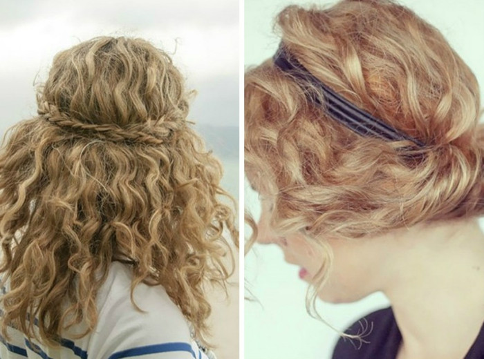 Haarband Frisuren Offen
 Frisuren für Locken 4 effektvolle Ideen für das Haarstyling