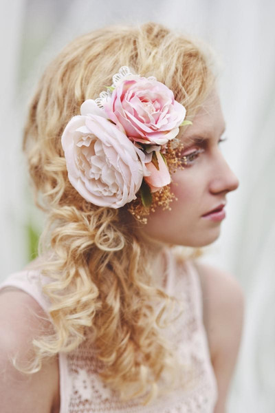 Haarspange Hochzeit
 Haarblüten Blumenhaarspange Hochzeit Haarspange ein