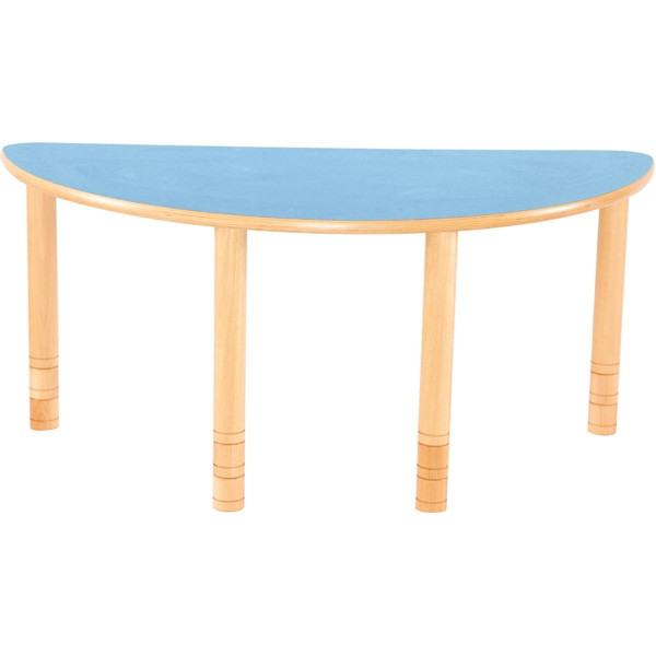 Halbrunder Tisch
 MyTibo Halbrunder Tisch Flexi Höhenverstellbar 64 76 cm