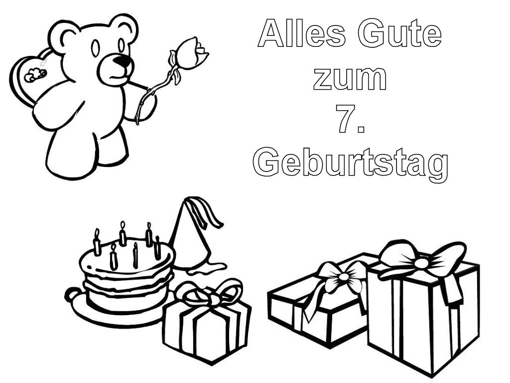 Happy Birthday Ausmalbilder
 Happy Birthday Umrissschrift zum Ausmalen