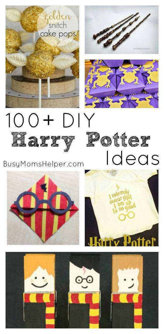 Harry Potter Diy
 100 DIY Harry Potter Ideas