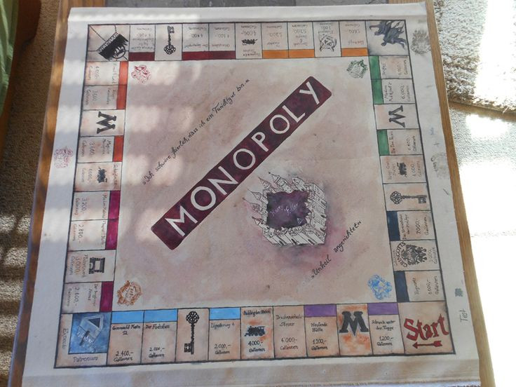 Harry Potter Diy Deutsch
 42 best DIY monopoly images on Pinterest