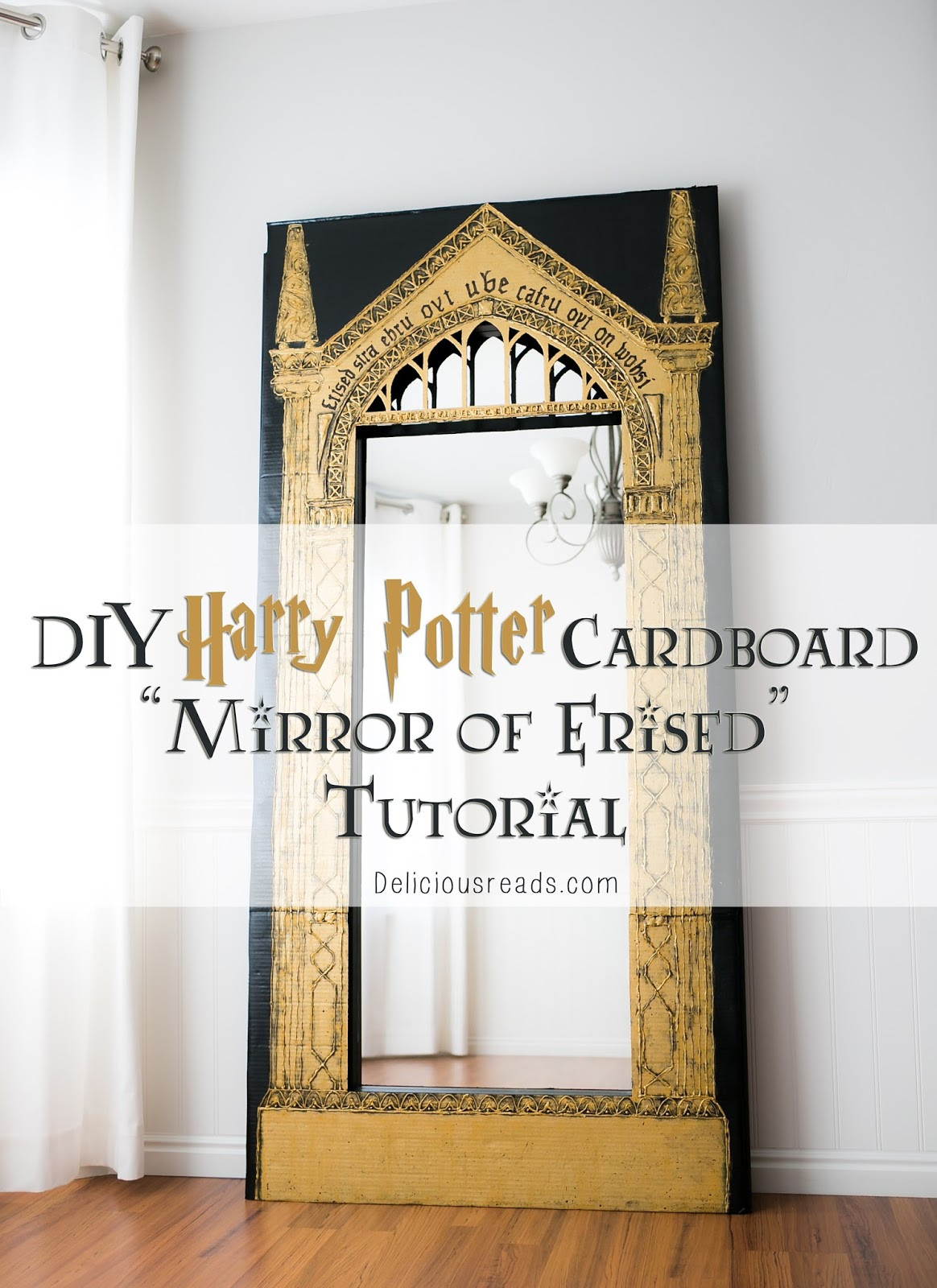 Harry Potter Diy
 Delicious Reads DIY Harry Potter Cardboard "Mirror of