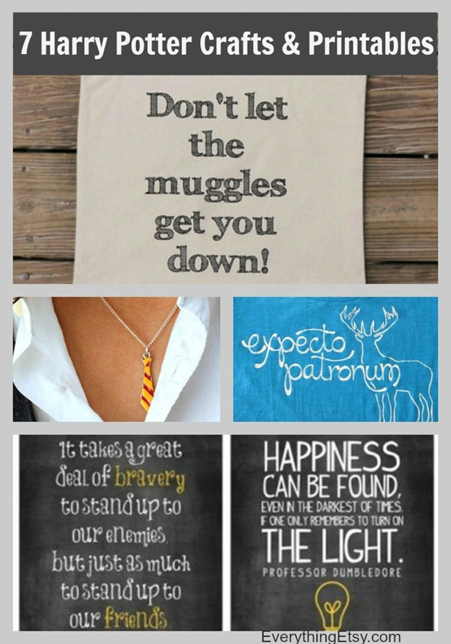 Harry Potter Diy Gifts
 7 Harry Potter Craft Ideas & Printables