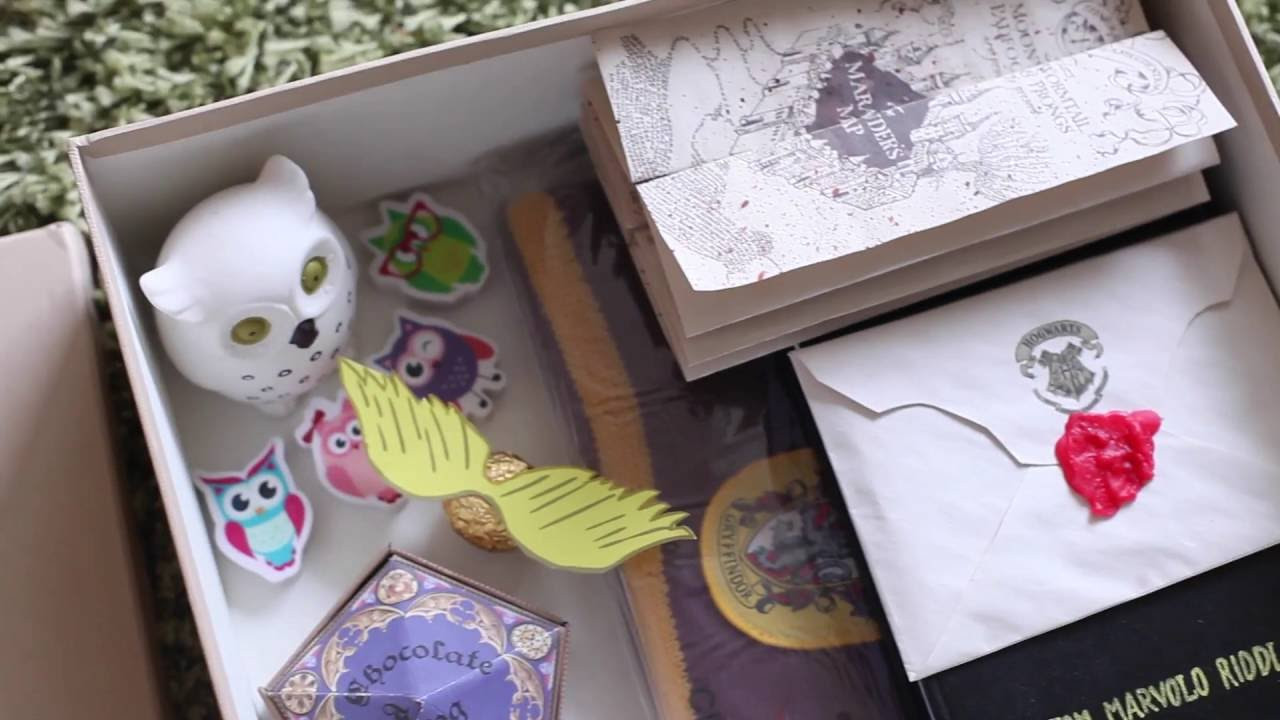 Harry Potter Diy Gifts
 DIY Harry Potter Gift Box unboxing