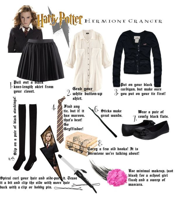 Harry Potter Kostüm Diy
 Hermione DIY Halloween Costume stuff