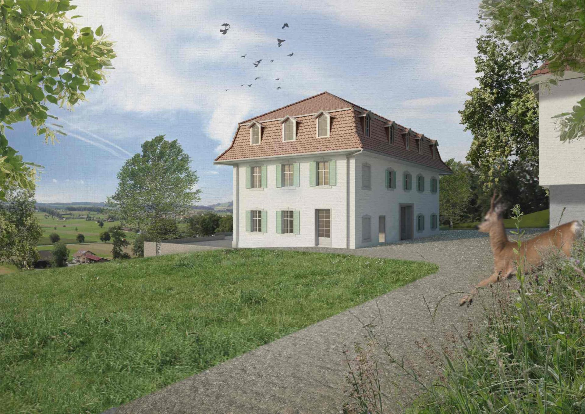 Haus Kaufen Laubach
 13 Zimmer Haus in Gunzwil Der Traum vom eigenen Schloss