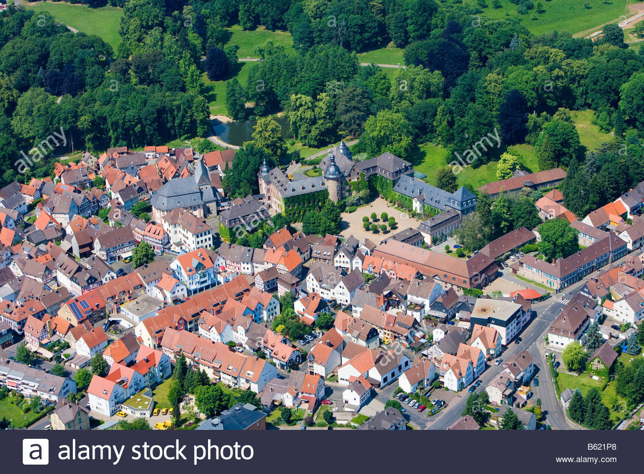 Haus Kaufen Laubach
 Laubach und Schloss Laubach Hessen Deutschland Europa