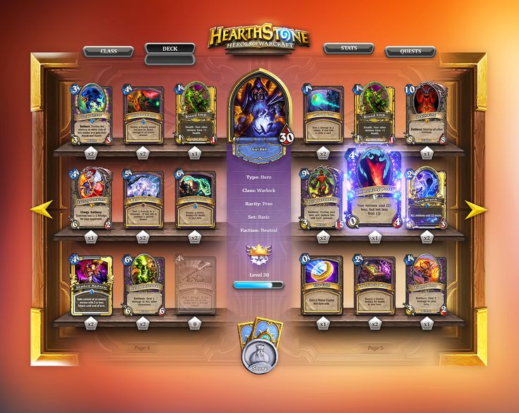 Heartstone Deck
 Hearthstone Deck Builder by Steve Fraschini