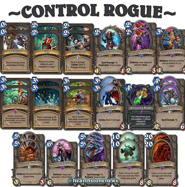 Heartstone Deck
 17 Best ideas about Hearthstone Rogue on Pinterest