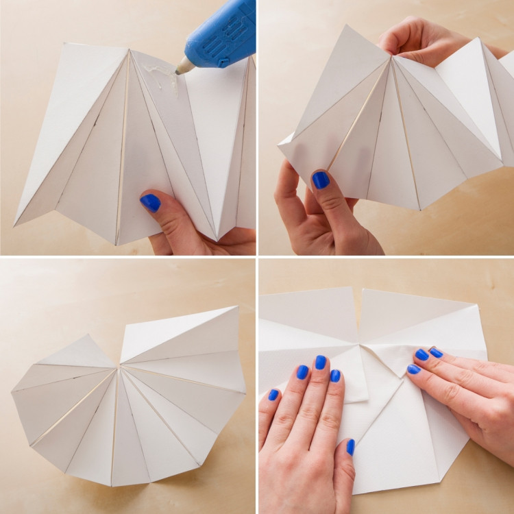 Heißkleber Diy
 Origami Lampe falten für Anfänger 4 DIY Anleitungen