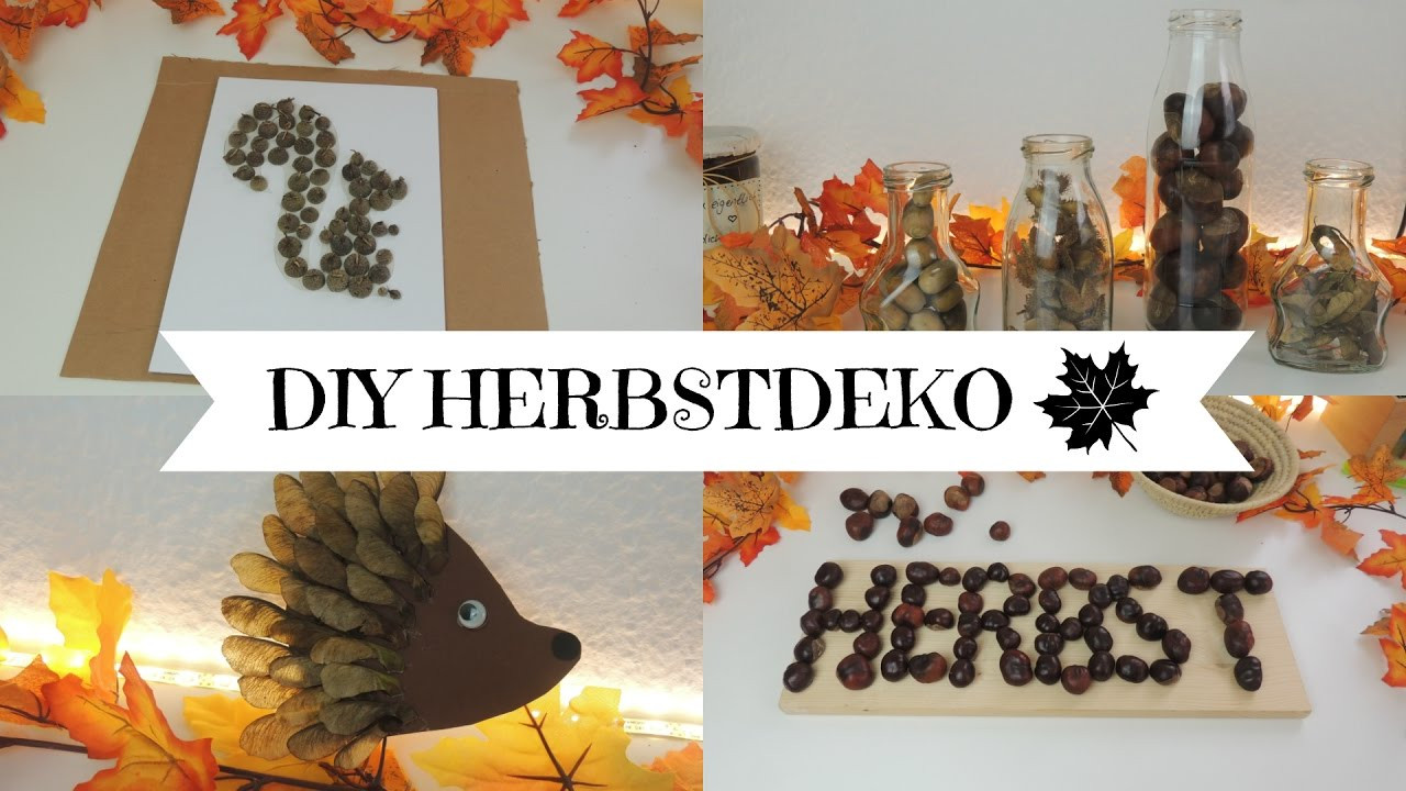 Herbst Deko Diy
 HERBSTDEKO MIT NATURMATERIALIEN I DIY