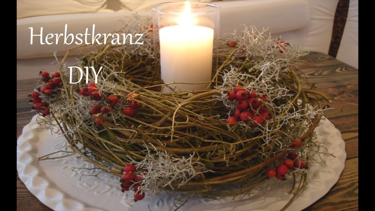 Herbst Deko Diy
 DIY Herbstkranz schöne Herbstdeko