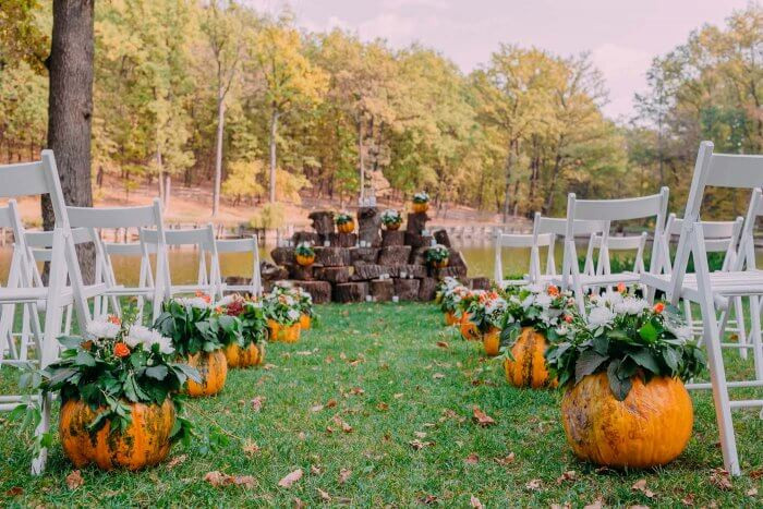 Herbstdeko Hochzeit
 Herbst Hochzeit Deko