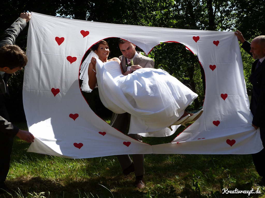 Herz Ausschneiden Hochzeit
 Hochzeitsherz Lustiges Hochzeitsspiel zum Selbermachen