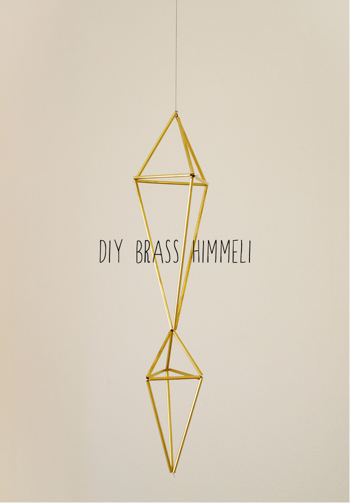 Himmeli Diy
 swoon studio DIY Brass Himmeli