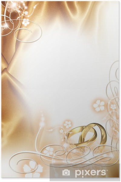 Hintergrund Hochzeit
 Poster Hochzeits Hintergrund Goldene Hochzeit • Pixers