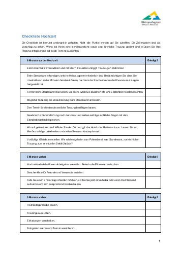 Hochzeit Checkliste
 Hochzeit Checkliste Ablauf chronologisch HochzeitsDJ