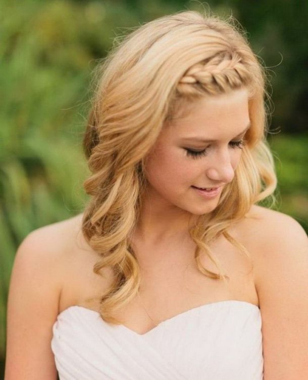 Hochzeit Frisuren Mittellange Haare
 Flechtfrisuren Mittellange Haare Halboffen