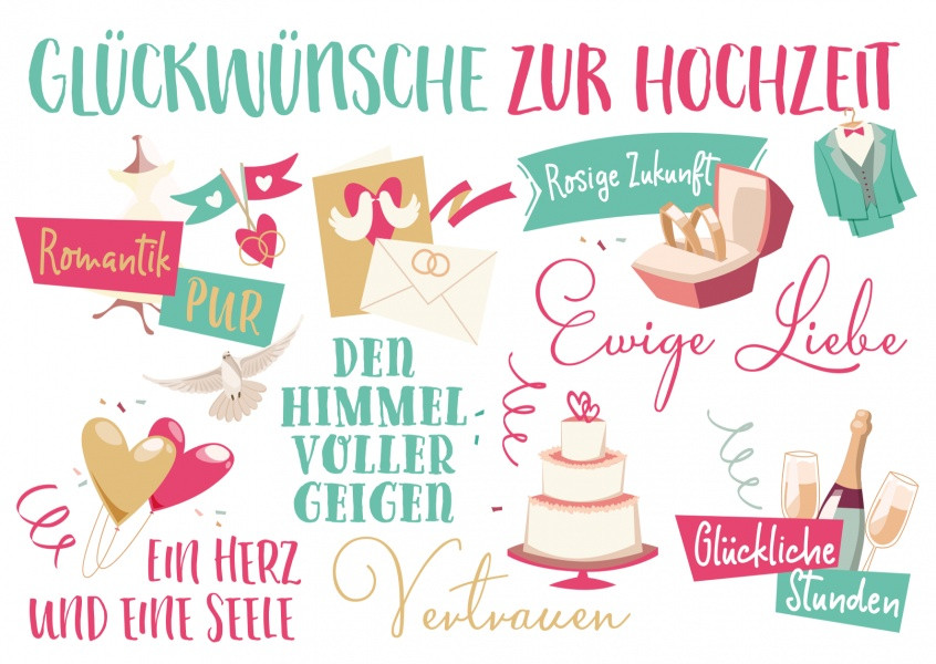 Hochzeit Glückwünsche
 Glückwünsche zur Hochzeit