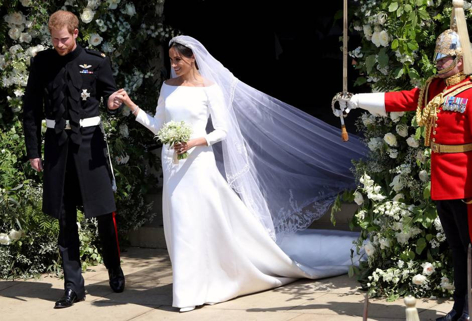 Hochzeit Harry Meghan Brautkleid
 Hochzeit Harry und Meghan Das Kleid der Schleier