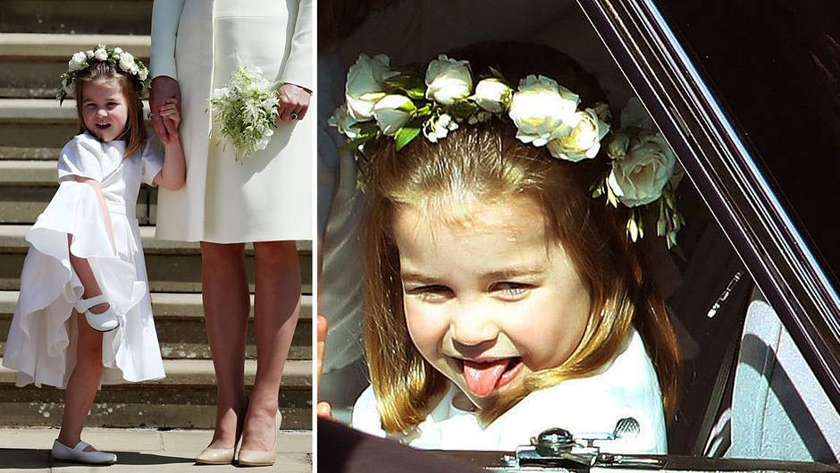 Hochzeit Harry Meghan Kate
 Hochzeit Harry und Meghan Prinzessin Charlotte als