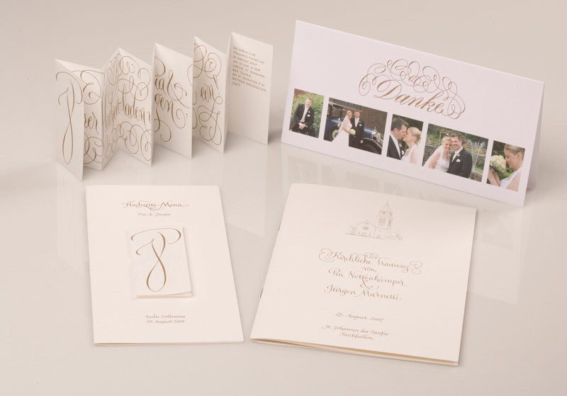 Hochzeit Papeterie
 Einzigartige Hochzeitspapeterie Kalligraphie Hoyer