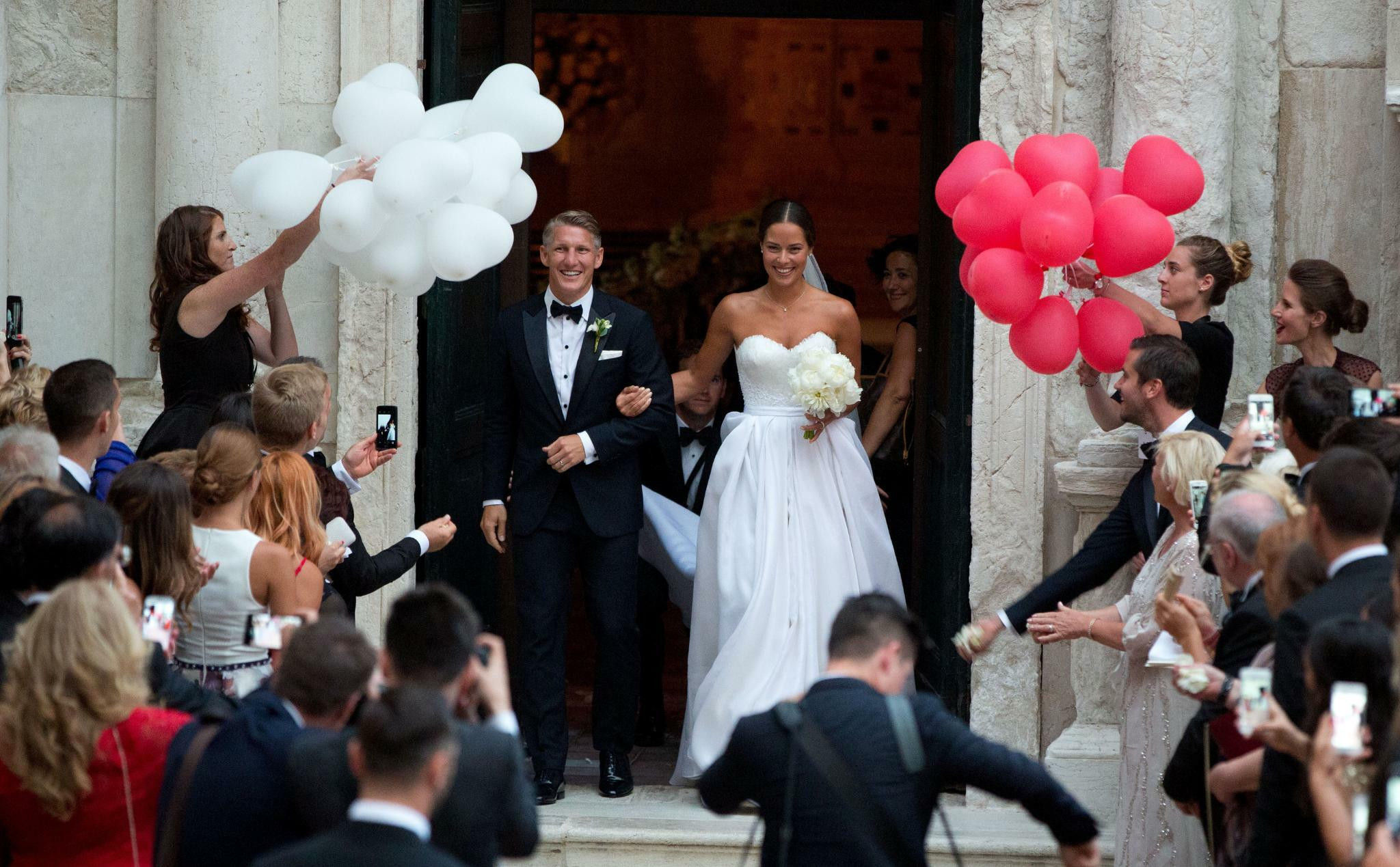 Hochzeit Schweinsteiger
 Kirchliche Trauung in Venedig Mr und Mrs Schweinsteiger