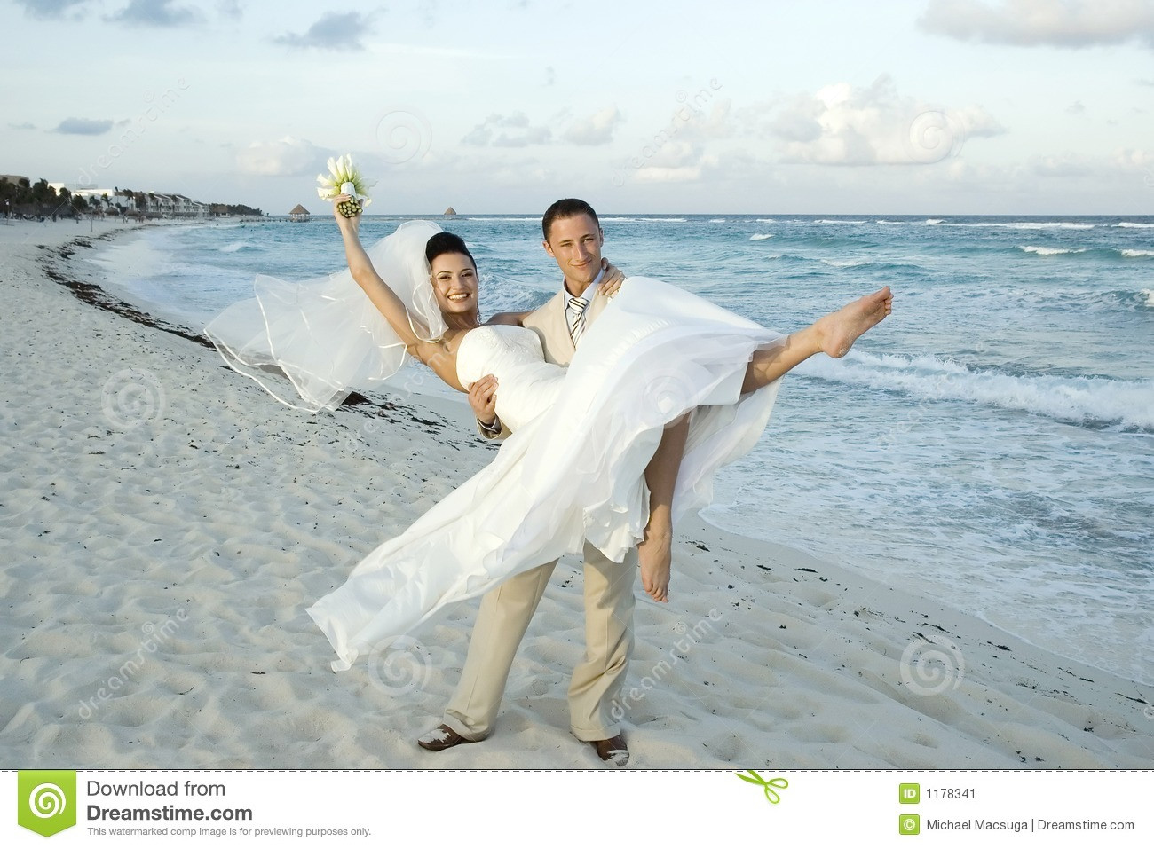 Hochzeit Strand
 Karibische Strand Hochzeit Cele Stockbild Bild von