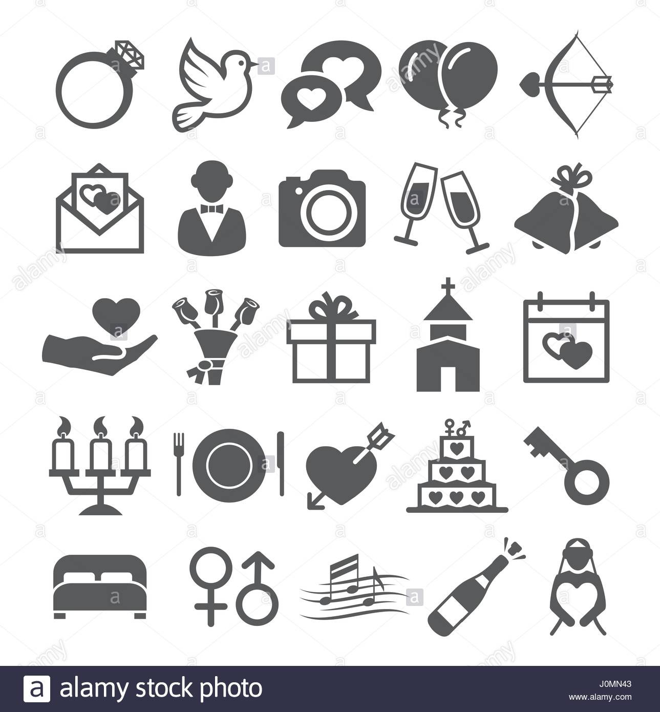 Hochzeit Symbole Vorlagen
 Icons Hochzeit