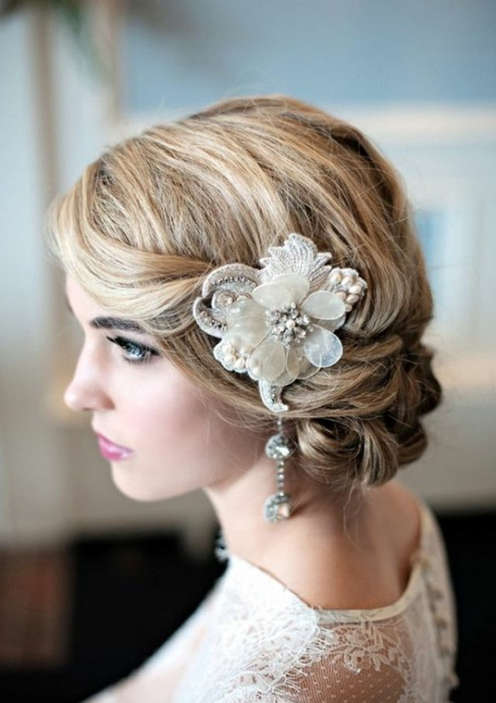 Hochzeitsfrisuren Kurze Haare Mit Perlen
 1001 Ideen und Inspirationen für atemberaubende Vintage