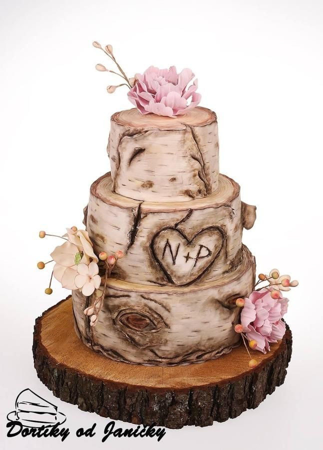 Hochzeitstorte Holz
 Pin von Andreas Knop auf Cakes Neu