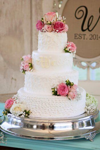 Hochzeitstorte Mit Blumen
 Hochzeitstorte Echte Blumen I Inspiration für eure