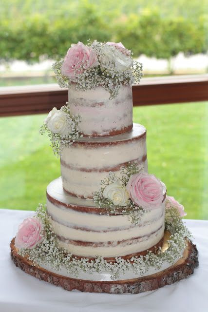 Hochzeitstorte Naked
 Naked Cake Hochzeitstorte Torte 3 stöckige Torte 3