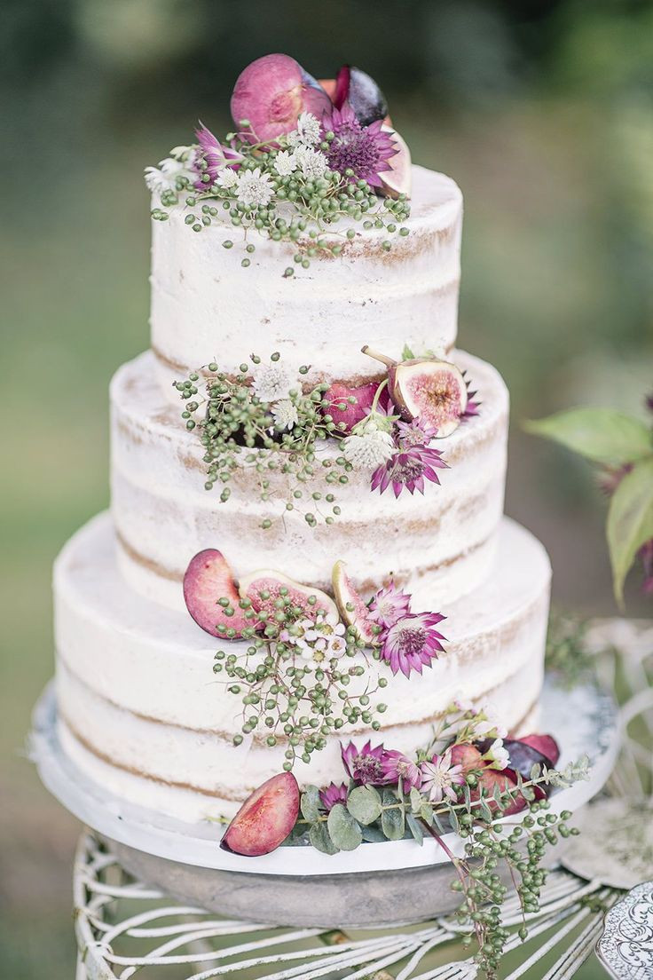Hochzeitstorte Naked
 25 best Peach wedding cakes ideas on Pinterest